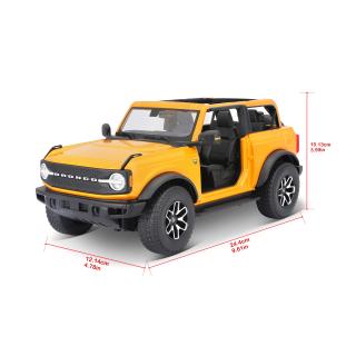 Ford Bronco 2021, ohne Türen (badlands) orange Maisto 1:18 Metallmodell